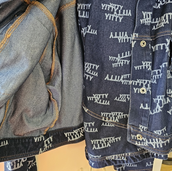 Yitty Blue Patterned Jacket - Picture 4 of 11